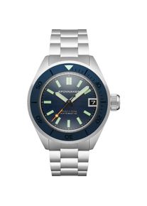 Spinnaker, Armbanduhr, SP-5098-22 Picard Dark Cerulean Automatik Taucheruhr 45mm 55ATM, Blau, (Taucheruhr, Lünette drehbar, 45 mm)