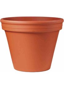Spang, Blumentopf, Pflanzkübel, rund, Ø 38x30 cm, aus Ton in terracotta (38 cm)