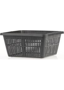 Oase, Brunnen + Gartenteich, Teichpflanzkorb 19 x 19 cm Kunststoff, eckig, schwarz