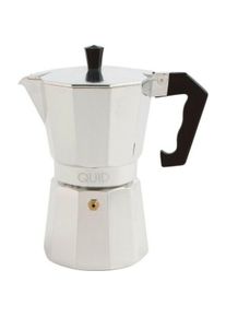 Quid Italienische Kaffeemaschine Cesena Aluminium, Espressokocher