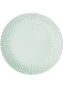 Aida Life in Colour - Confetti - Pistachio lunch plate w/relief porcelain (13486), Teller, Grün
