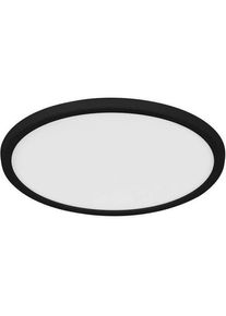 Nordlux, Wandleuchte + Deckenleuchte, Oja 29 Smartlight LED Deckenleuchte schwarz 15W steuerbare Lichtfarbe 2015036103 (1600 lm)