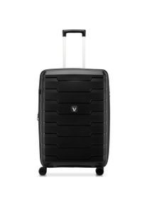 Roncato, Koffer, Skyline 2.0 4 Rollen Trolley 46.5 cm mit Dehnfalte, Schwarz, (78 l)