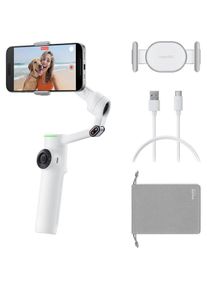 Insta360 Flow 2 Pro AI Tracker Bundle/ Summit White (CINSABQB), Action Cam