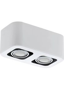 Eglo, Wandleuchte + Deckenleuchte, 64699 TORENO PRO LED Deckenleuchte 2x5W 240x130mm Weiss, Chrom