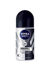 NIVEA MEN, Deo, Men Invisible For Black & White 48h (Roll-on, 50 ml)