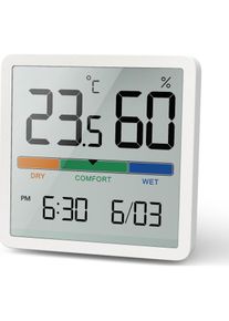 Greenblue Wetterstationsthermometer GB380, Wetterstation, Weiss