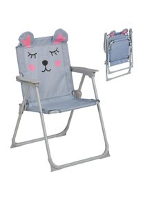 Relaxdays, Kinderstuhl + Kindertisch, Kinder Klappstuhl mit Motiv (Kinderstuhl)