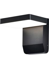 V-TAC, Gartenbeleuchtung, VT11020150B 20W LED Wandleuchte Schwarzer Körper Quadratisch 3000K IP65 (2520 lm, IP65)