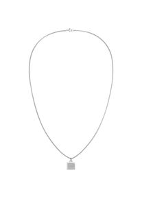 Tommy Hilfiger, Halsschmuck, Iconic Square Pendant Halskette, (Edelstahl, 60 cm)