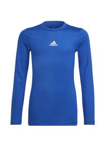 Adidas, Jungen, Sportshirt, Techfit Longsleeve (128), Blau, 128