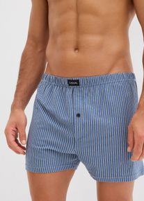 bonprix Boxers holgado de punto de algodón (3 unidades), negro, 9 (3XL)