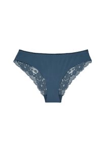 Figi raw cut Passionata „Nina” - dla pań - rozmiar 42 - kolor: niebieski