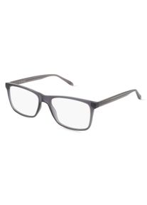 Fielmann ABC 076 CL Brille Herren | Fassung: Vollrand, Quadratisch, Grau Transparent