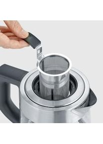 Hervidor de agua y té Severin WK 3473 Deluxe Mini 1,0 l agua. 0,75 l té. Acero Inox / Cristal 2200 W