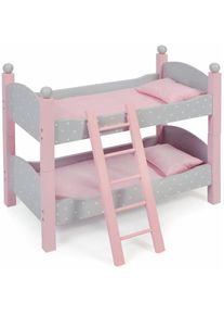 Bayer Chic 2000 CHIC2000 , Puppenbett »Puntos Grey« auch als zwei Einzelbetten verwendbar , Puntos Grey