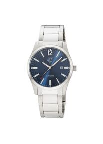 ETT , Jungen,Damen , Automatikuhr &raquo;Motion Drive&laquo; Armbanduhr, Herrenuhr, Mechanische Uhr, Edelstahlarmband, analog, Tag , silberfarben-blau , Die...