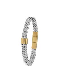 Amor , Herren,Jungen,Damen,Jugendliche , Armband , edelstahlfarben-gelbgoldfarben , 22 cm , Herren Armkette von Amor