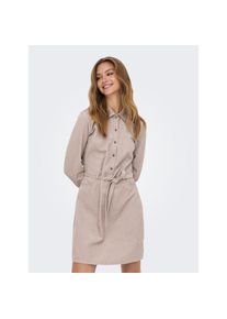 Only , Damen , Cordkleid »ONLNESSA L/S CORD DRESS CC PNT« Eingrifftaschen , String , N-Gr , XL -N-Gr , XL , Kurzes Kleid von Only