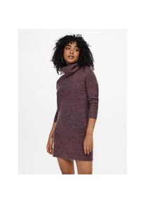 Only, Damen, Strickkleid &raquo;ONLJANA L/S COWLNCK DRESS&laquo;, col. rose brown melange, N-Gr, M -N-Gr, col. rose brown melange, Elastisches Material sorgt f&uuml;r 