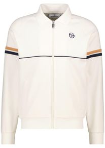 Sergio Tacchini Kurtka treningowa 'Orion' dla mężczyzn kość słoniowa / ciemny niebieski / koniakowy Rozmiar M