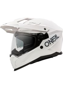 O Neal ONeal D-SRS Solid S26, kask przygodowy , kolor: Biały , rozmiar: S