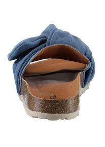 VERBENAS, Damen, Pantolette &raquo;Roxy Roda&laquo; , Sommerschuh, Schlappen, Strandschuh zum Schlupfen, blaugrau, 39, blaugrau, Mit gro&szlig;em Knoten