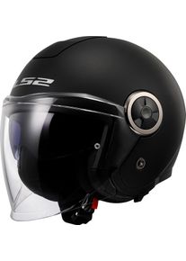 LS2 OF620 Classy Solid, open face helmet , color: Matt-Black , size: 3XL