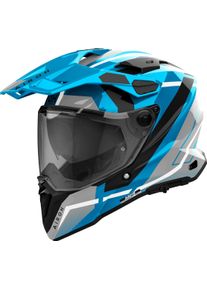 Airoh Commander 2 Mavick, kask enduro , kolor: szary/niebieski/czarny , rozmiar: S