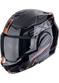 Scorpion EXO-Tech Evo Traveller, modular helmet , color: Black/Grey/Copper , size: L