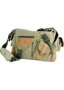 Kalahari KAPAKO K-31 Fototasche, canvas khaki (Kamera Schultertasche), Kameratasche, Grün