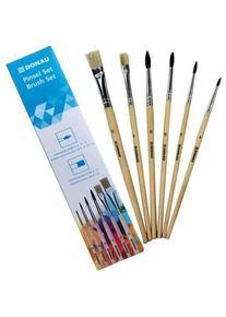 DONAU, Pinsel, Schulpinselset 6er (12 mm)