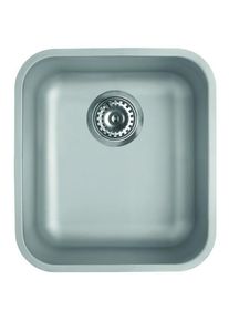 Elleci, Sp&uuml;lbecken, Space 340 R50 Unterbausp&uuml;le Rechteckig Edelstahl (Unterbausp&uuml;le)