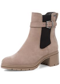 Tamaris, Damen, Boots + Stiefel, Stiefelette, Beige, (39)