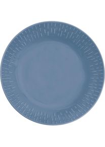 Aida Life in Colour - Confetti - Blueberry pasta plate w/relief porcelain (13424), Teller, Mehrfarbig