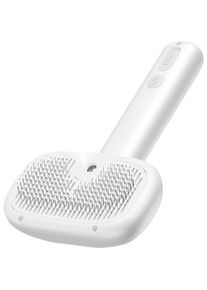Rojeco hair grooming brush with steam function (white), Tierpflegemittel
