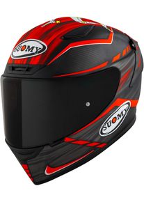 Suomy TX-Pro Johnson Replica, integraalhelm , kleur: Mat Rood/Zwart/Grijs , maat: L