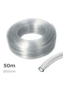 Edm Manguera Cristal Transparente Ø Interior 10Mm Ø Exterior 14Mm Rollo 50M
