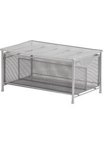 zeller Present Allzweckkorb Platzsparend und funktional in silberfarben, Größe B/H/T: 26 cm x 20 cm x 41 cm