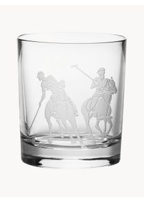 Ralph Lauren Home Komplet szklanek do whisky ze szkła kryształowego Garrett, 2 elem. Szary, Transparentny Kryształ, Szkło Ø 9 x W 10 cm, 360 ml