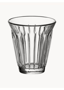 LA ROCHÈRE Komplet szklanek do kawy Zinc, 6 elem. Transparentny Ø 9 cm x W 9 cm