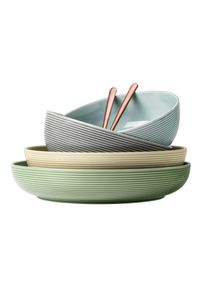 Seltmann Weiden Schale »Foodbowls Beat Color Glaze ø 25,5 cm 4er Set« 4 tlg., Größe B/H/L: 25,5 cm
