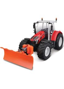 Maisto Tech RC-Traktor &raquo;Massey Ferguson 5S.145 mit Schnee-Schieber, 2,4GHz&laquo; mit Licht in rot