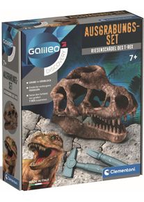 Clementoni Experimentierkasten »Galileo, Ausgrabungs-Set Riesenschädel des T-Rex« Made in Europe in bunt