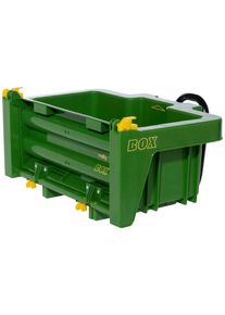 Rolly Toys Kinderfahrzeug-Anhänger Anhängerbox für Tretfahrzeug in grün