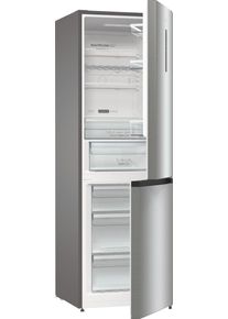 Gorenje Kühl-/Gefrierkombination »NK79C0DXL« 185 cm hoch 60 cm breit in silberfarben