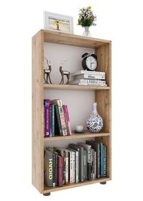 Vcm Standregal »Holz Büro Regal Bücher Ordner Aktenregal Bulas 3f«