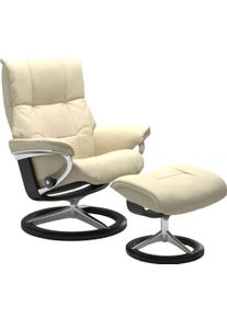 stressless Relaxsessel »Mayfair« Sessel mit Hocker in beige, Größe B/H/T: 83 cm x 102 cm x 74 cm