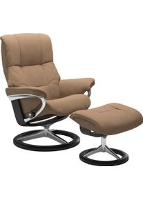 stressless Relaxsessel »Mayfair« Sessel mit Hocker in braun, Größe B/H/T: 79 cm x 102 cm x 73 cm