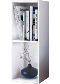 Vcm Standregal »Holz Stand Regal Aufbewahrung Deko Bücher Mendas 2« in weiß, Größe B/H/T: 34 cm x 72 cm x 30 cm